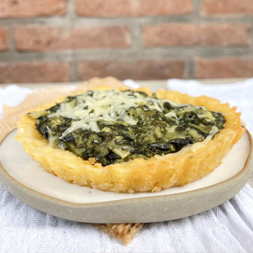 Tarta individual - Espinaca